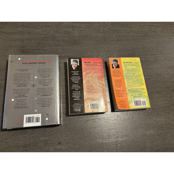 Lot Of 3 Larsson Hardcover & Soft Cover Books in Good Condition - Picture 2 of 3